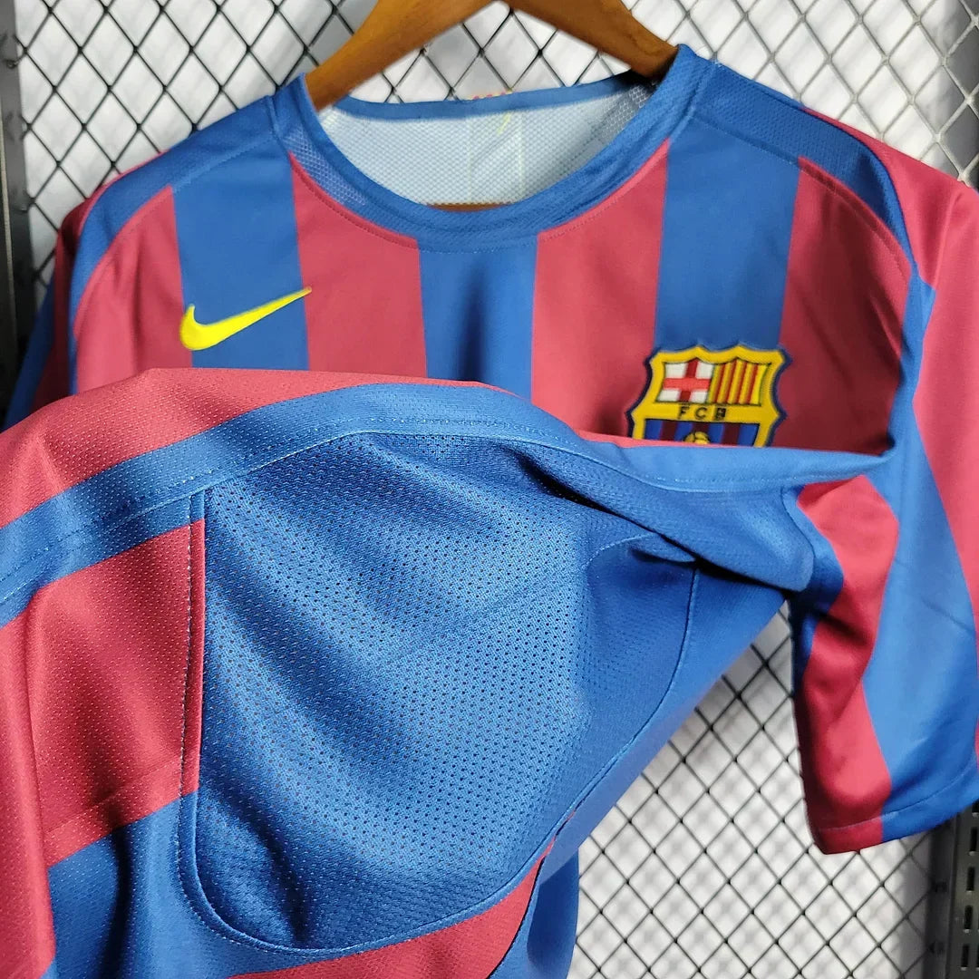 Barcelona 2005/06 Retro Champions League Home Jersey