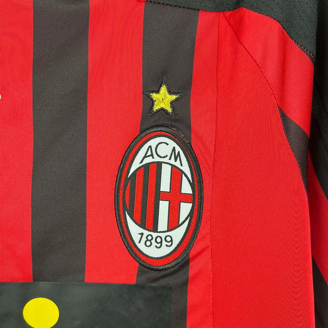 AC Milan 2009/10 Retro Red & Black Jersey