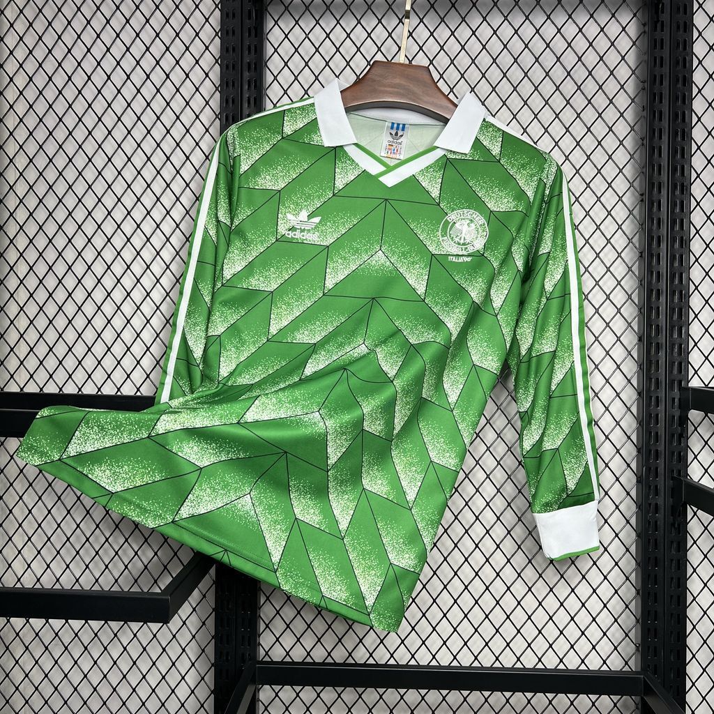Germany 1990 Retro Away Long Sleeve Jersey