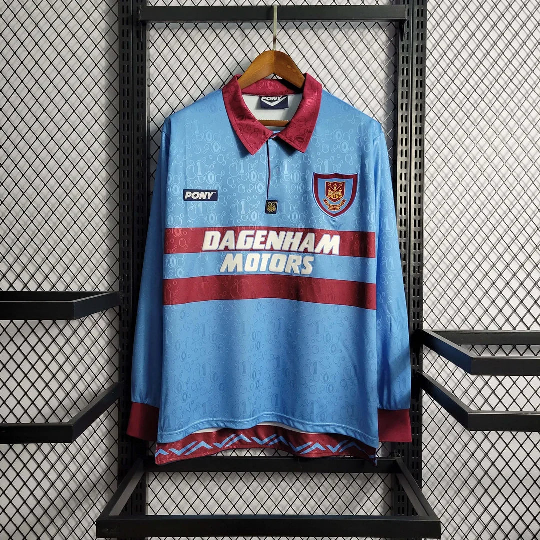 West Ham United 1995/96 Retro Away Long Sleeve Jersey