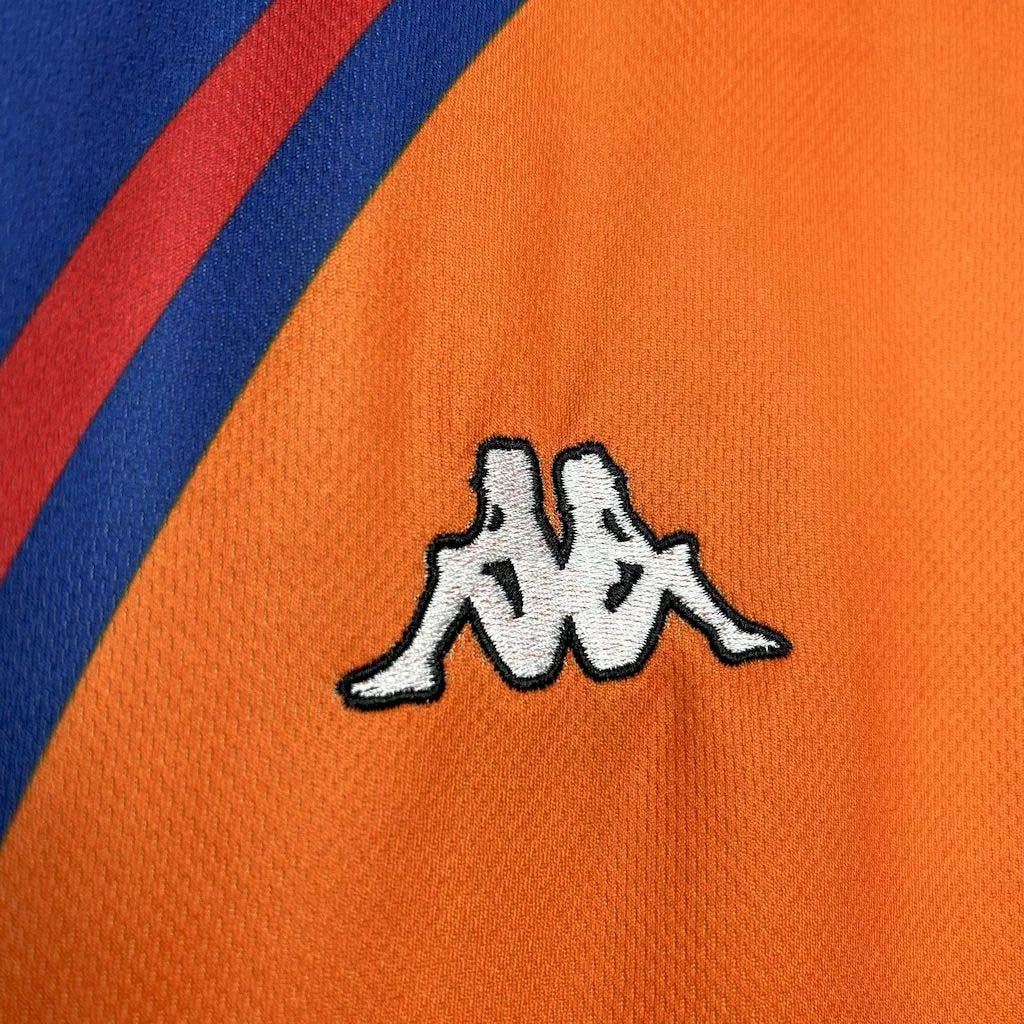 Barcelona 1997/98 Retro Orange Away Jersey