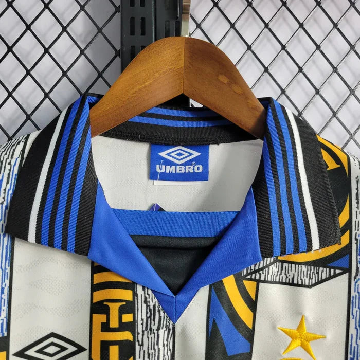 Inter Milan 1995/96 Retro White Third Jersey