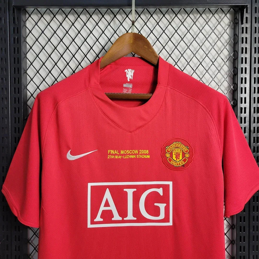 Manchester United 2007/08 Retro Champions League Home Jersey