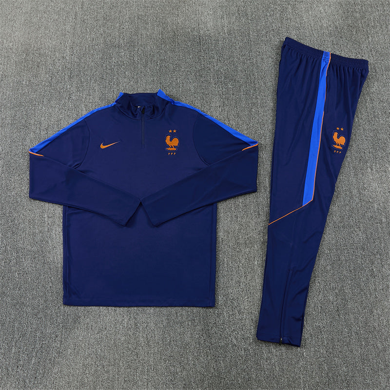 France Dark Blue Tracksuit 2026/27
