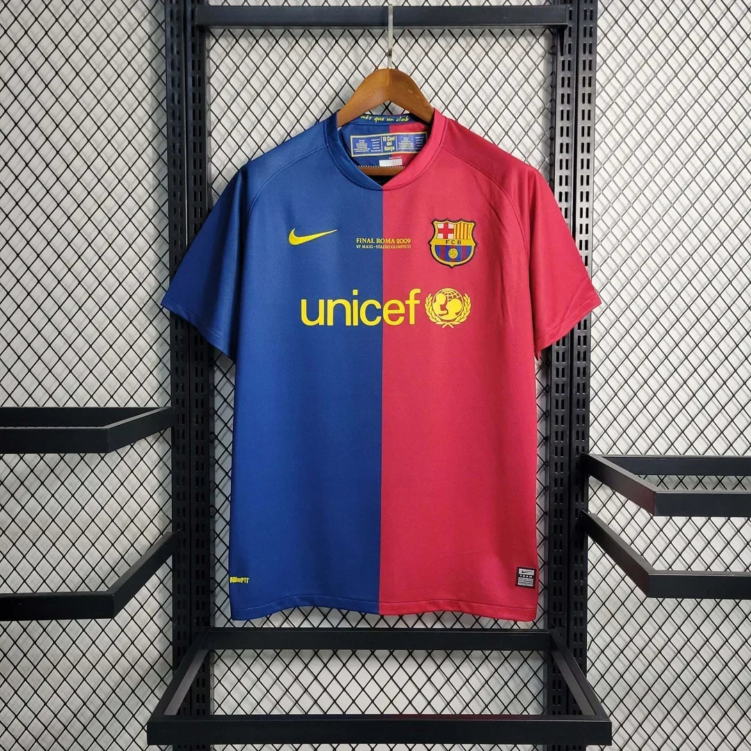 Barcelona 2008/09 Retro Champions League Final Home Jersey