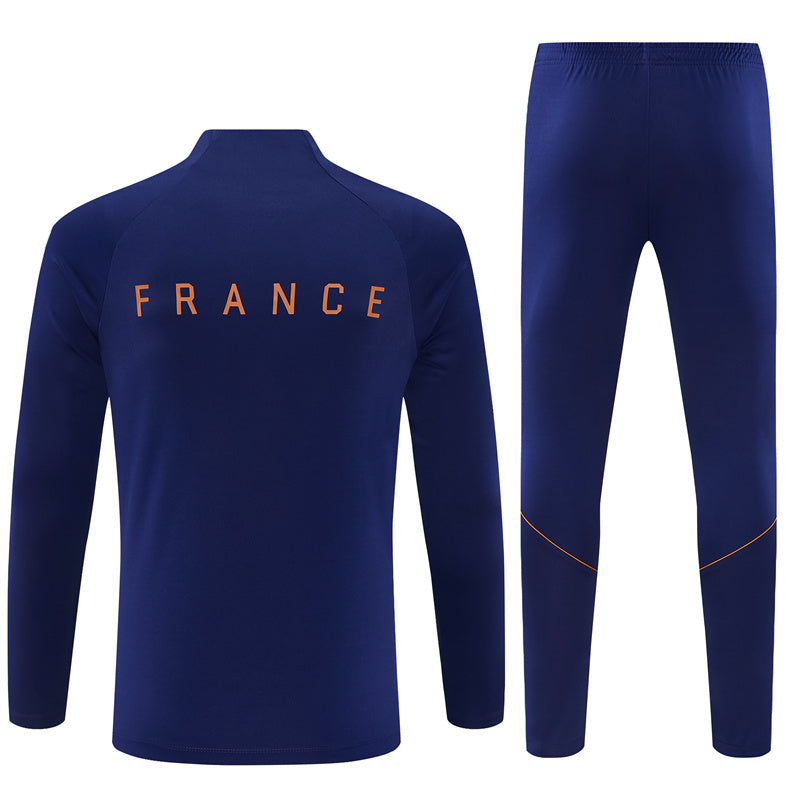 France Dark Blue Tracksuit 2026/27