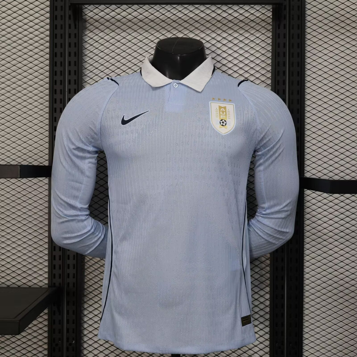 Uruguay World Cup 2026 Home Long Sleeve Jersey Player Version
