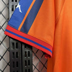 Barcelona 1997/98 Retro Orange & Blue Away Jersey