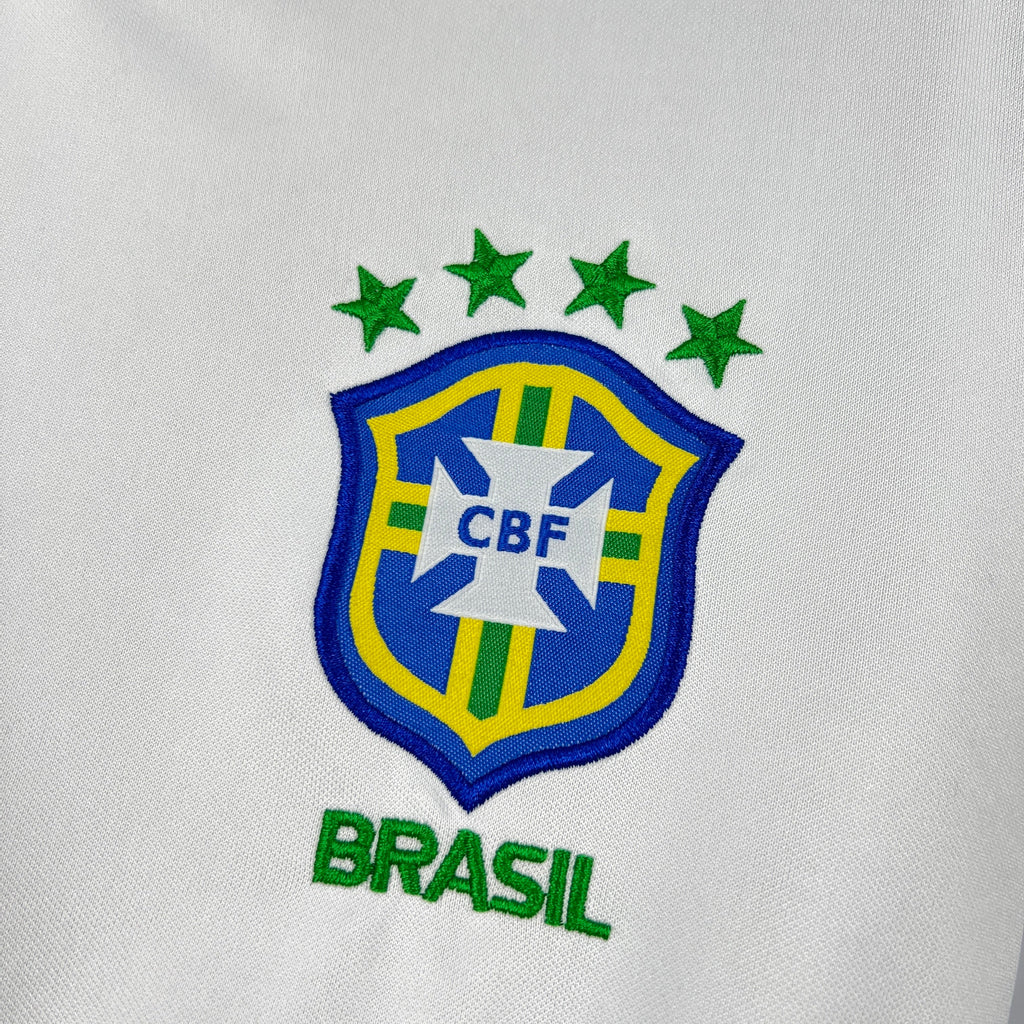 Brazil 1998 Retro White Edition Jersey