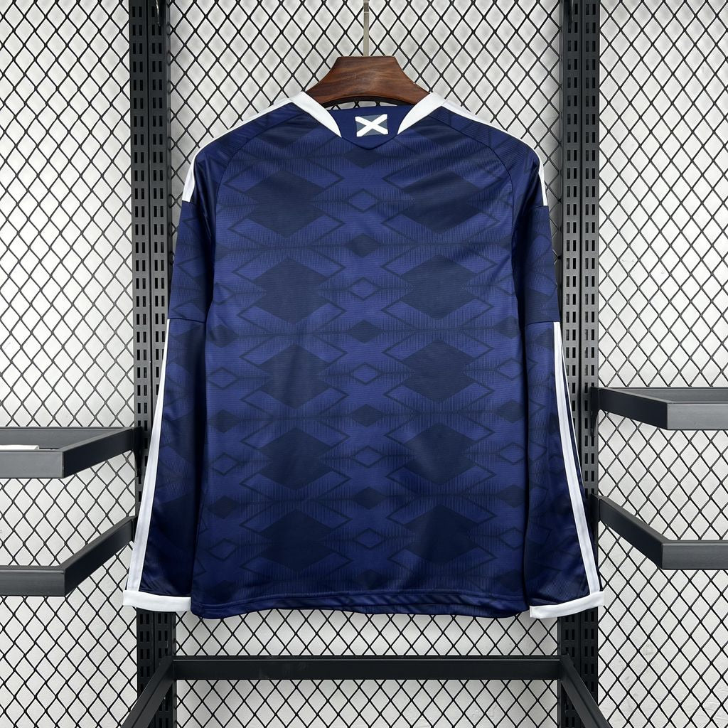 Scotland World Cup 2026 Home Long Sleeve Jersey Fan Version