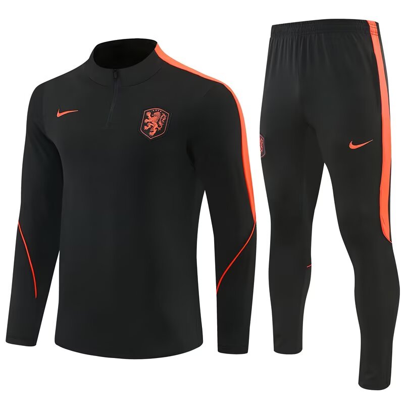 Netherlands Black Tracksuit 2026/27