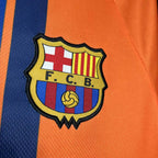 Barcelona 1997/98 Retro Orange & Blue Away Jersey