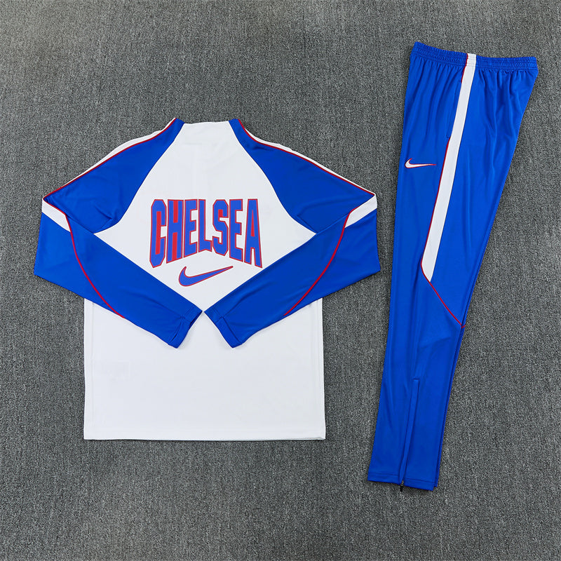 Chelsea White & Blue Tracksuit 2026/27