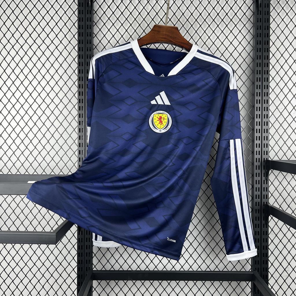 Scotland World Cup 2026 Home Long Sleeve Jersey Fan Version