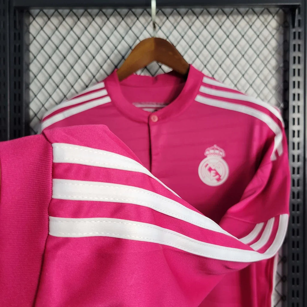 Real Madrid 2014/15 Retro Away Long Sleeve Jersey