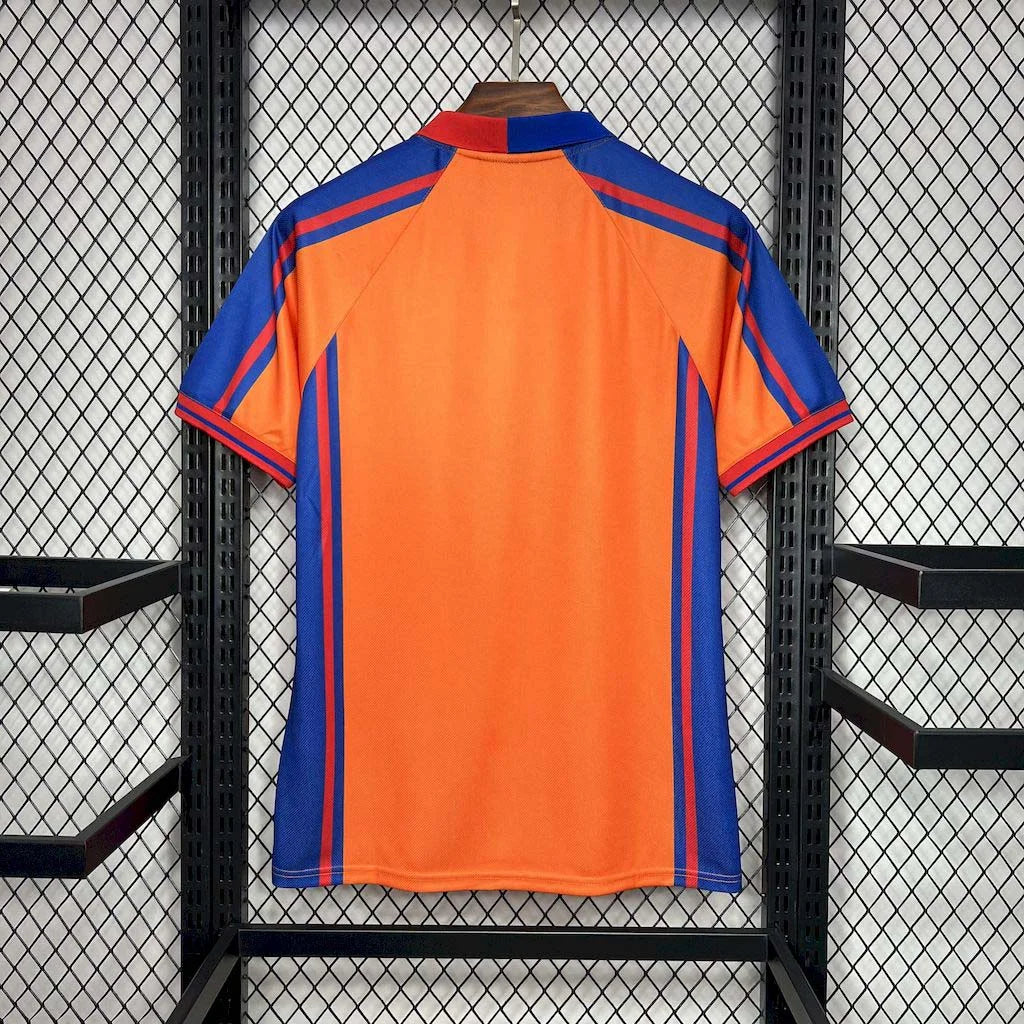 Barcelona 1997/98 Retro Orange Away Jersey