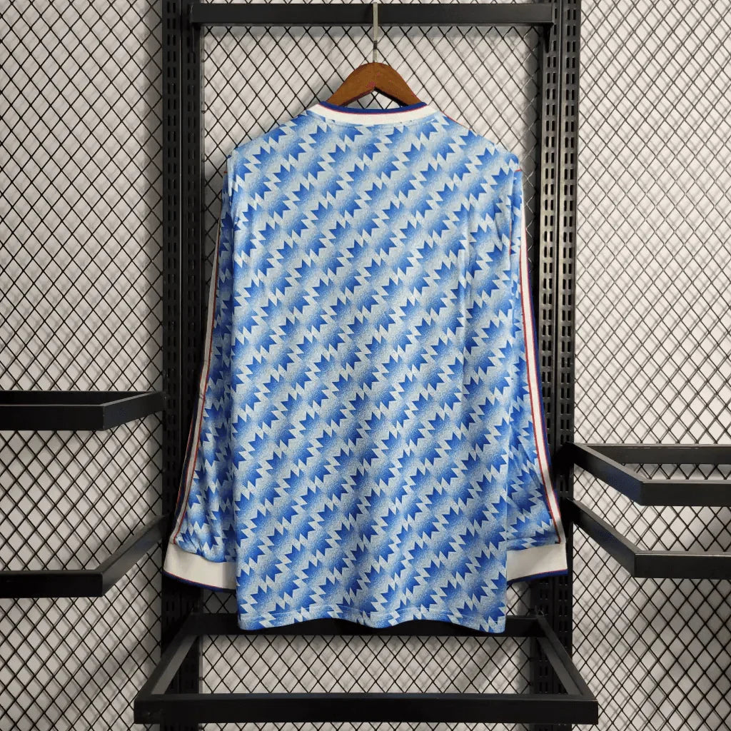 Manchester United 1990/92 Retro Away Long Sleeve Jersey