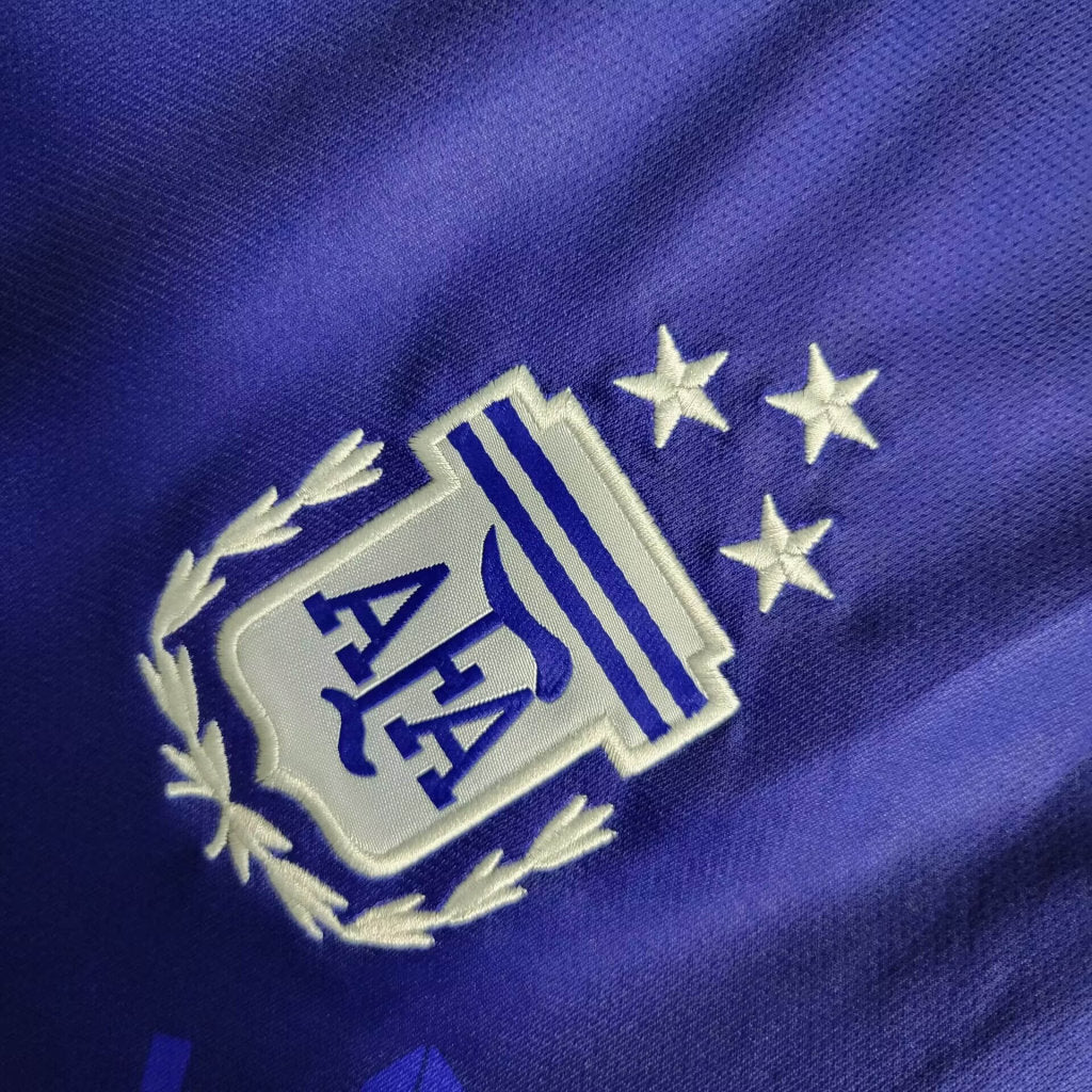 Argentina 2022 Retro Away Long Sleeve Jersey