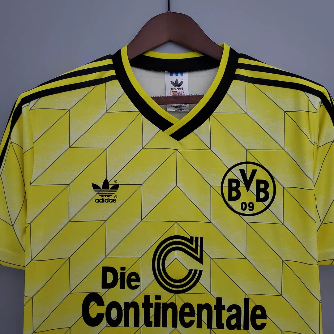 Borussia Dortmund 1988/89 Retro Home Jersey
