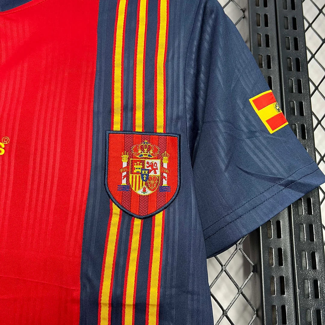 Spain 1996 Retro Home Jersey