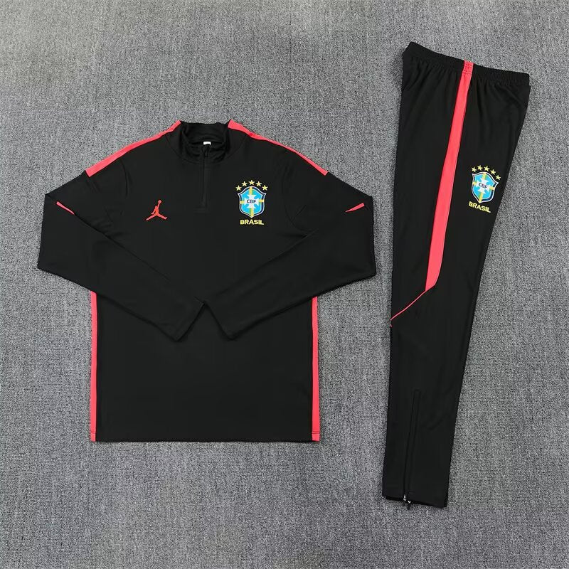 Brazil Black & Red Tracksuit 2026/27