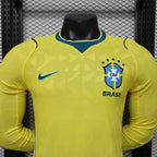 Brazil World Cup 2026 Home Long Sleeve Jersey Player Version