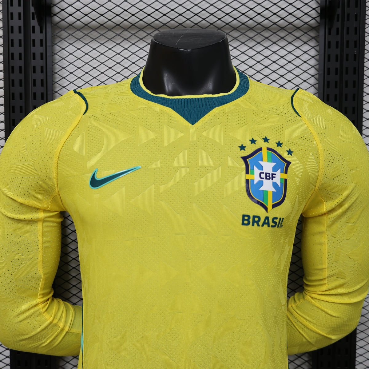 Brazil World Cup 2026 Home Long Sleeve Jersey Player Version
