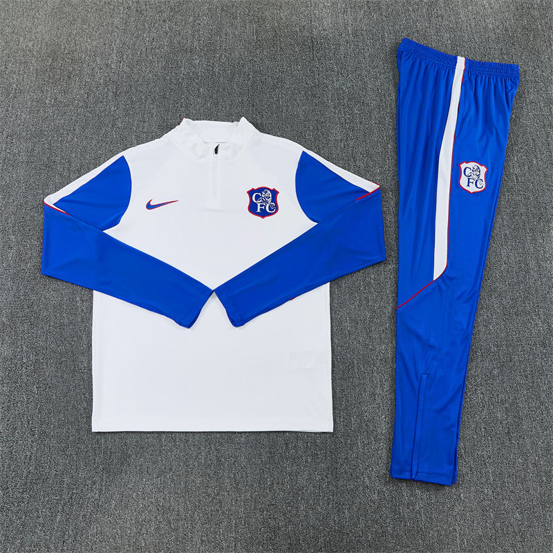 Chelsea White & Blue Tracksuit 2026/27