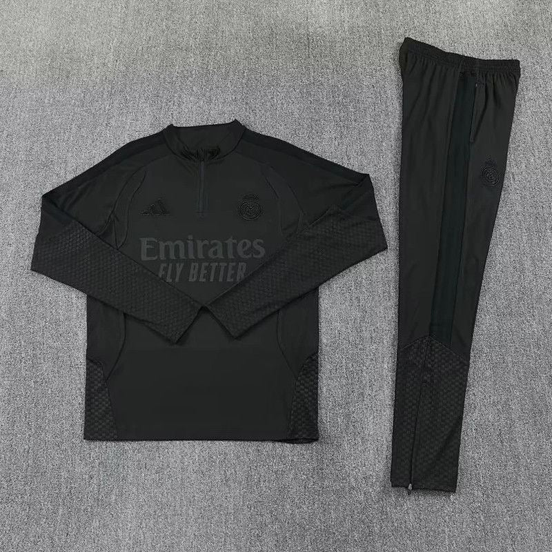 Real Madrid Black Tracksuit 2026/27