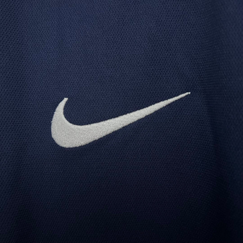 France 2014 Retro Home Long Sleeve Jersey