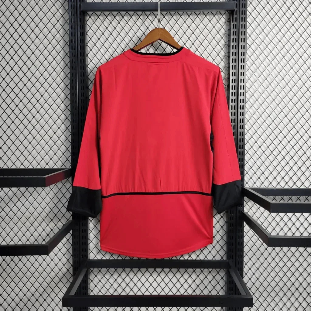 Manchester United 2002/04 Retro Home Long Sleeve Jersey