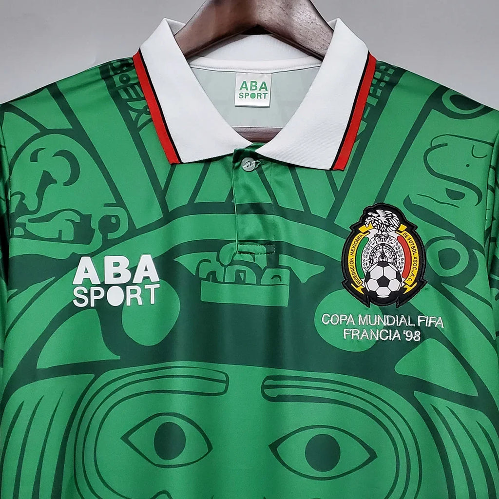 Mexico 1998 Retro Home Jersey