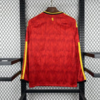 Belgium World Cup 2026 Home Long Sleeve Jersey Fan Version