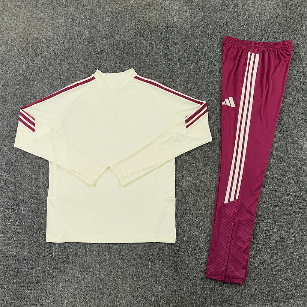 Real Madrid Beige & Pink Tracksuit 2026/27