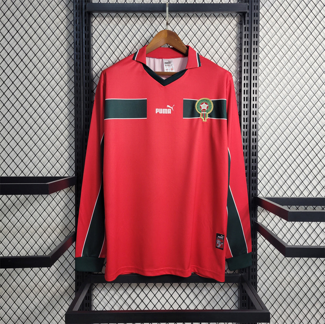 Morocco 1998 Retro Third Long Sleeve Jersey