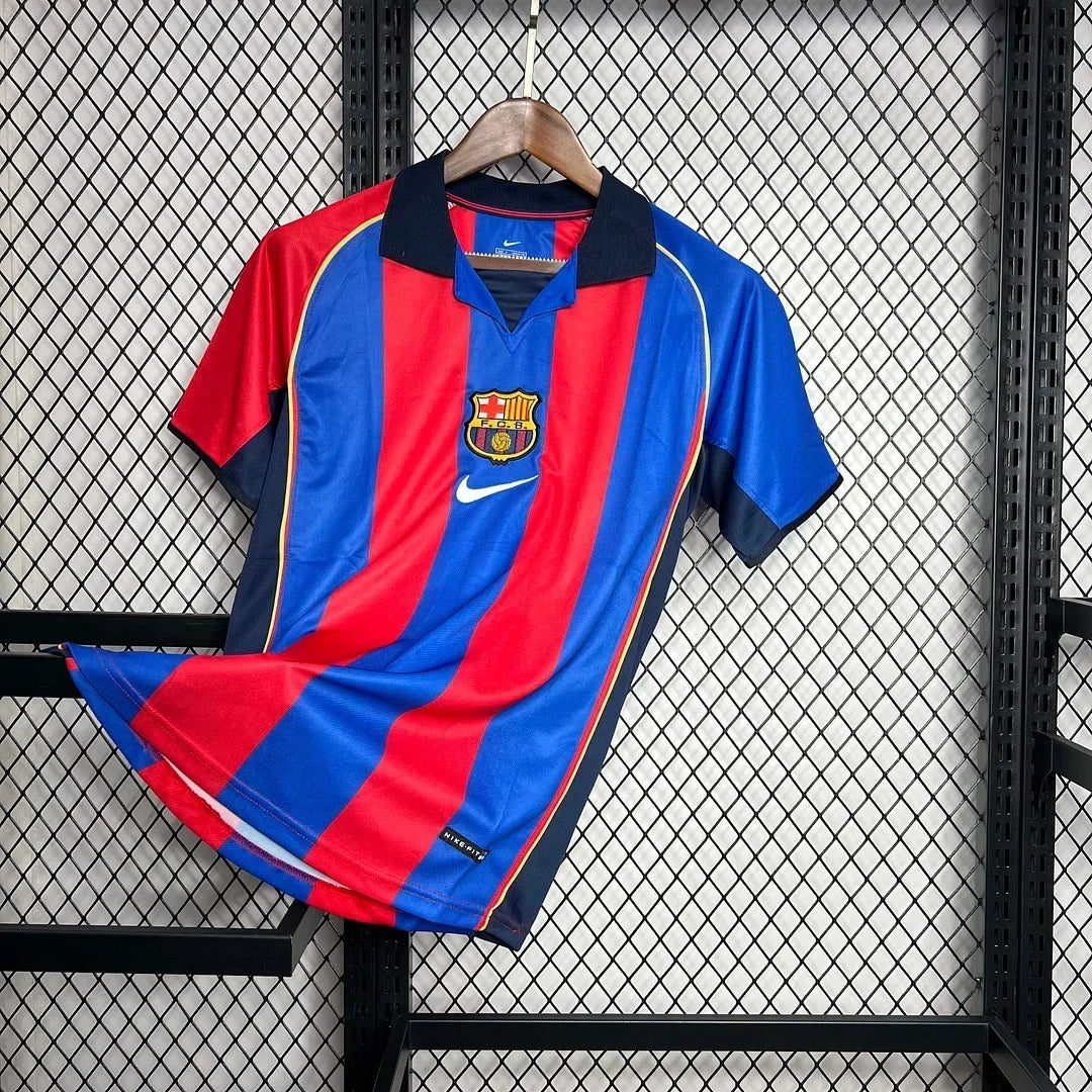 Barcelona 2001/02 Retro Home Jersey
