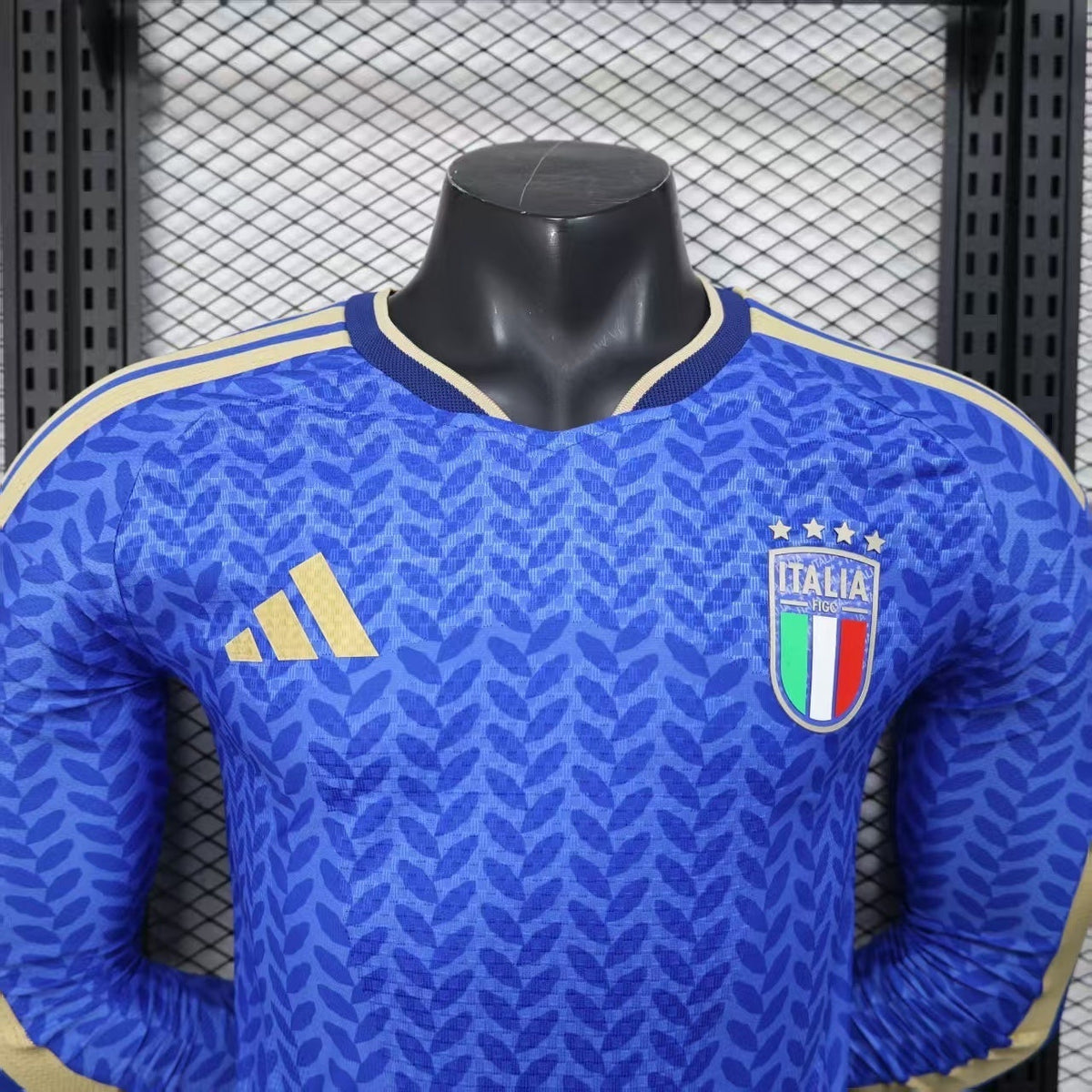 Italy World Cup 2026 Home Long Sleeve Jersey Player Version