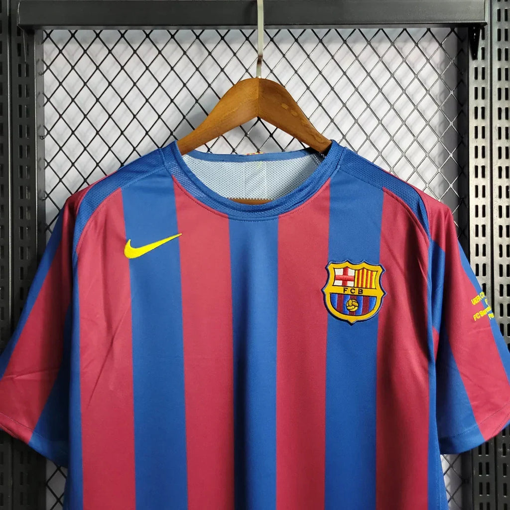 Barcelona 2005/06 Retro Champions League Home Jersey