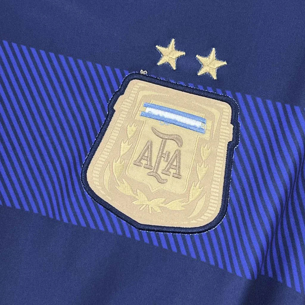 Argentina 2014 Retro Away Long Sleeve Jersey