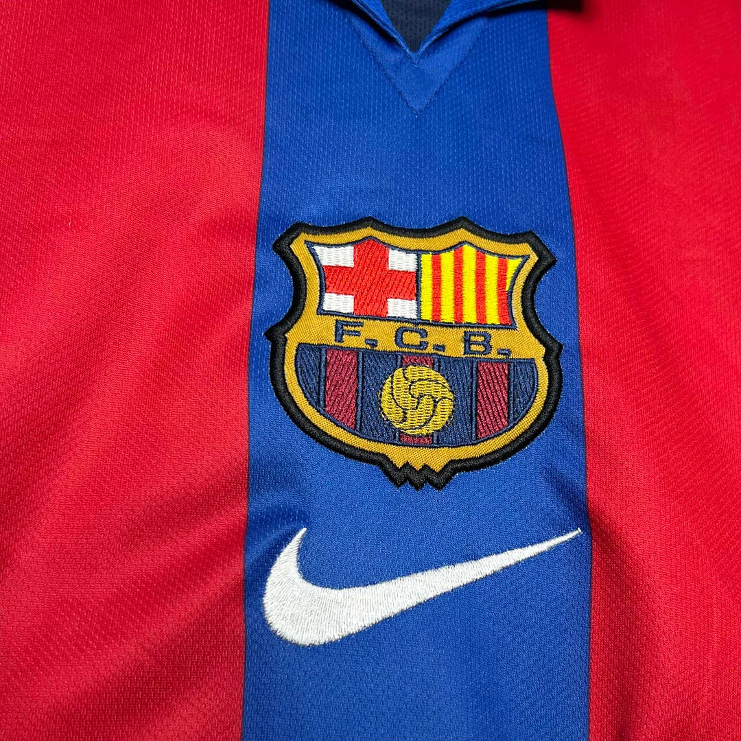 Barcelona 2001/02 Retro Home Jersey