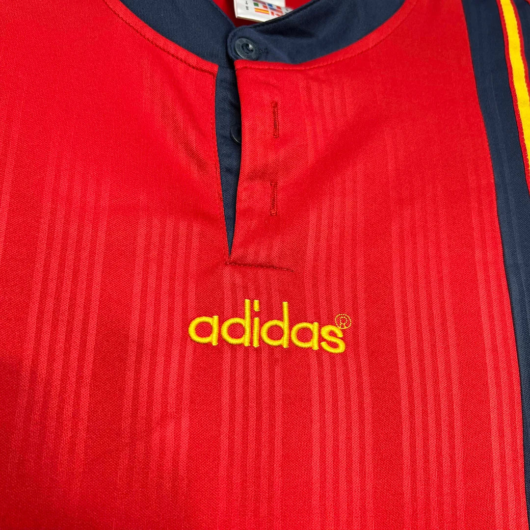 Spain 1996 Retro Home Jersey