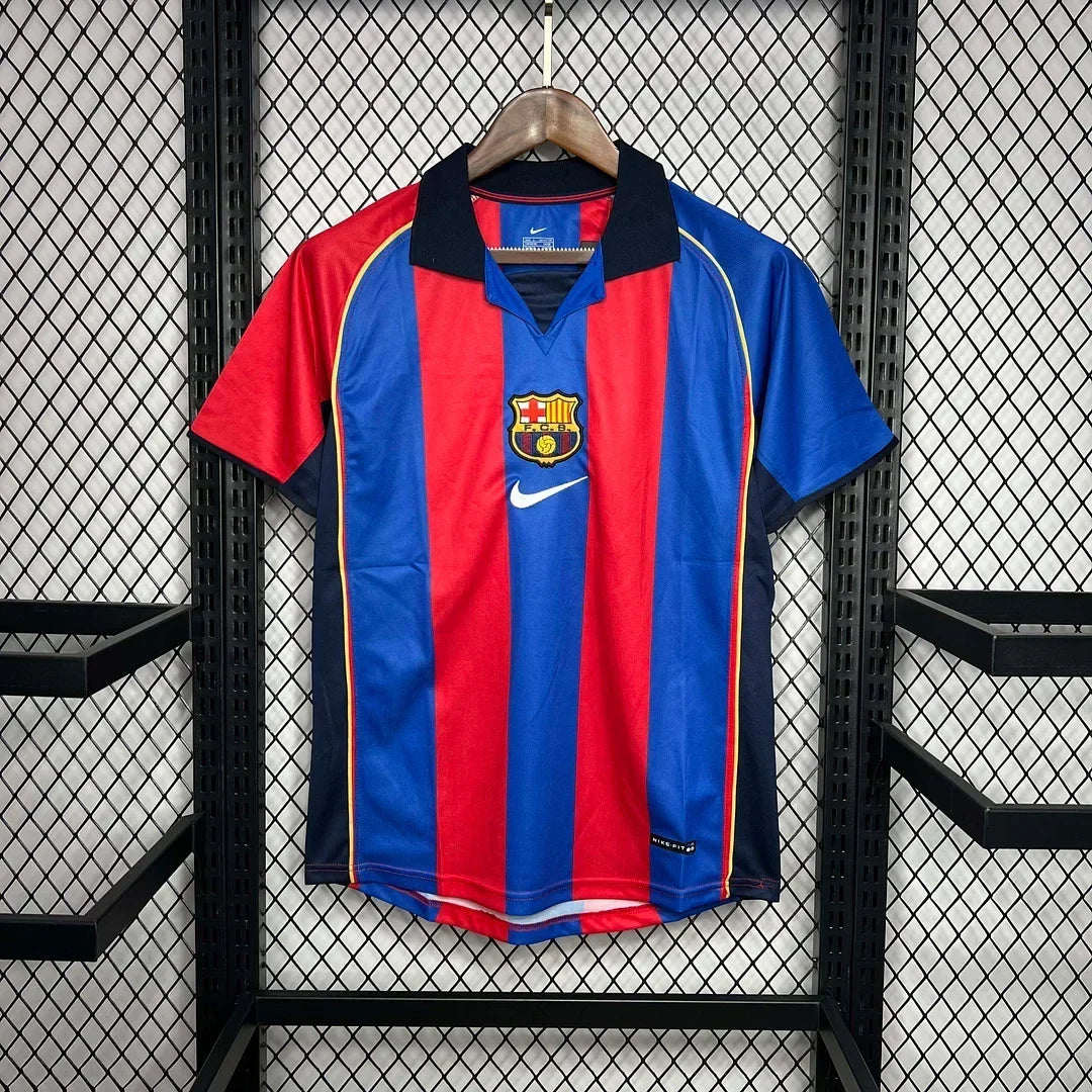 Barcelona 2001/02 Retro Home Jersey