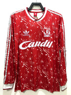 Liverpool 1989/91 Retro Home Long Sleeve Jersey