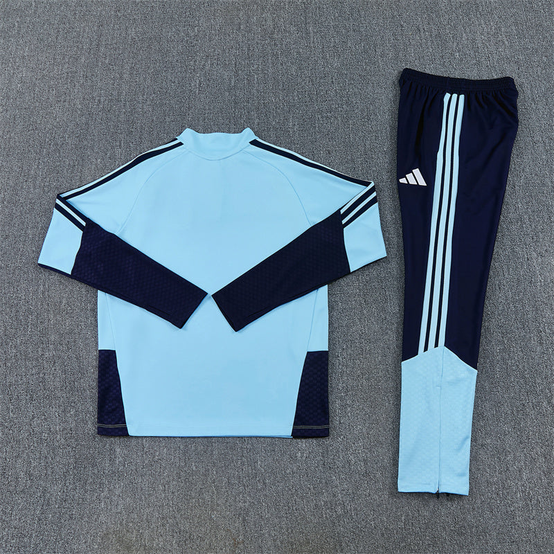 Argentina Sky Blue & Navy Half-Zip Tracksuit 2026/27