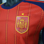 Spain World Cup 2026 Home Long Sleeve Jersey Player Version