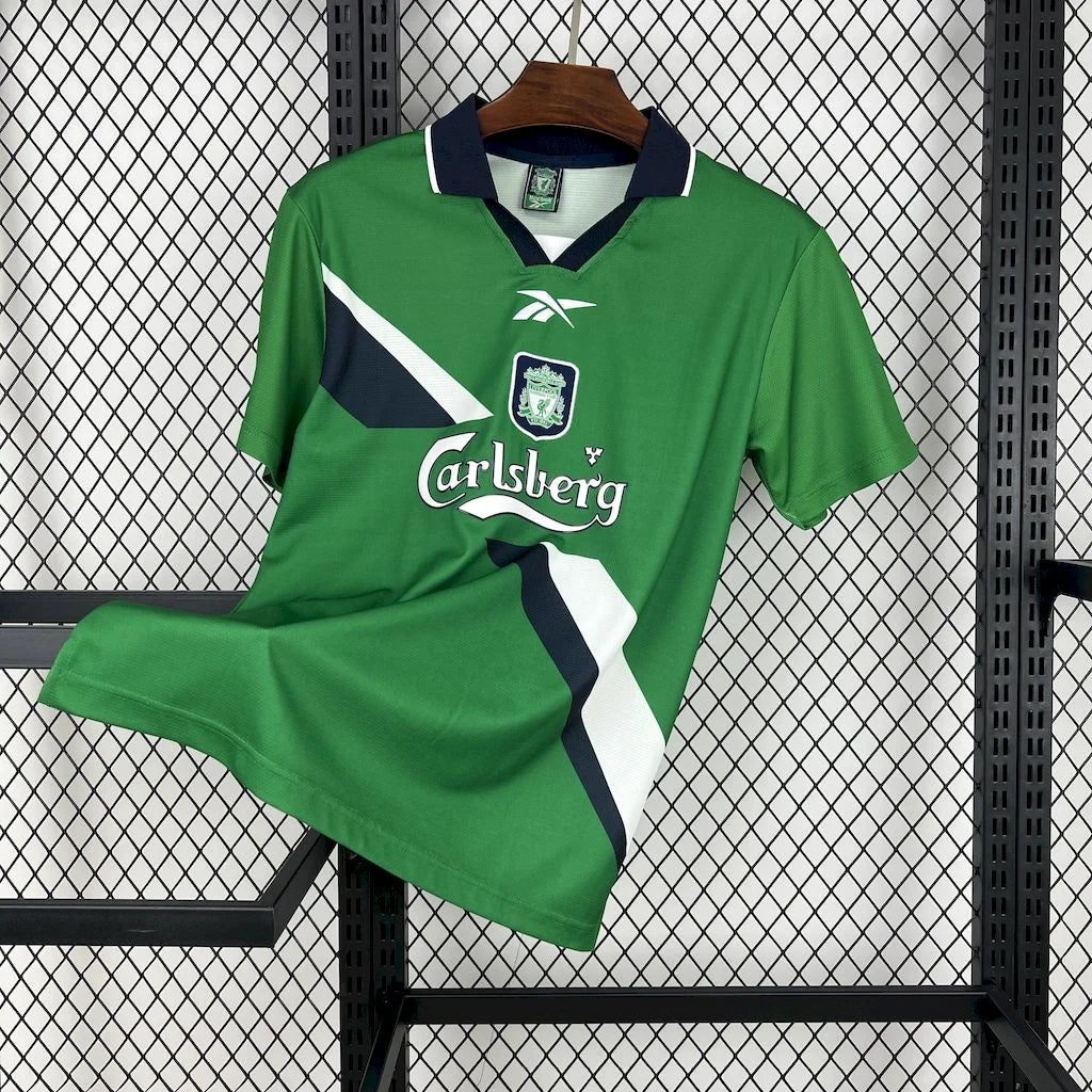 Liverpool 1999/00 Retro Green Away Jersey