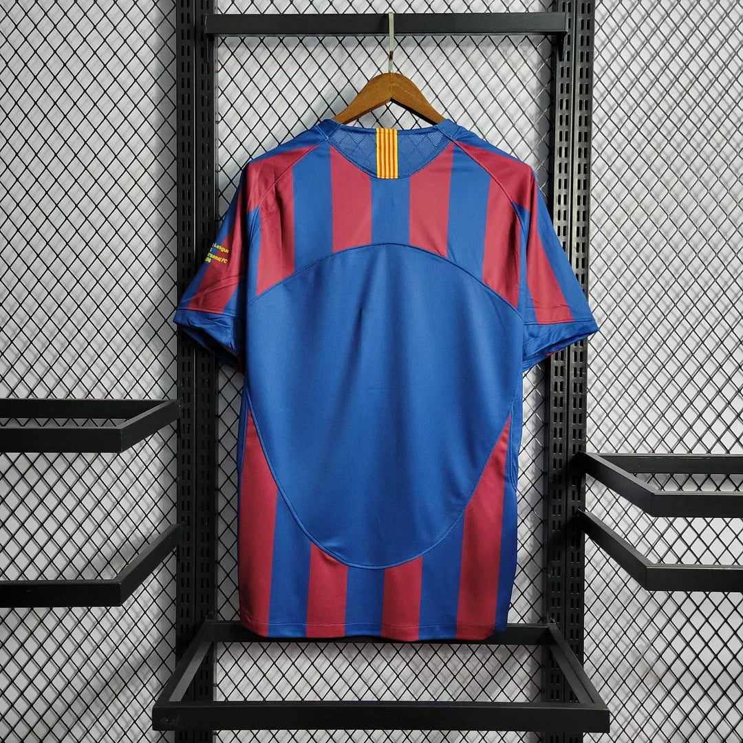 Barcelona 2005/06 Retro Champions League Home Jersey