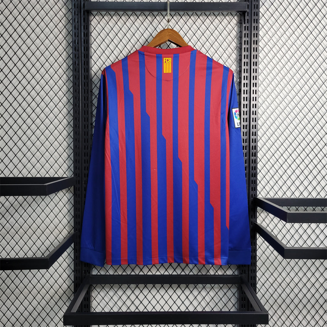 Barcelona 2011/12 Retro Home Long Sleeve Jersey