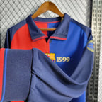 Barcelona 1999/00 Retro 100th Anniversary Home Long Sleeve Jersey