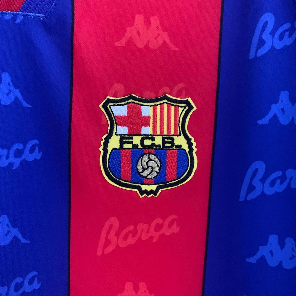 Barcelona 1995/97 Retro Home Long Sleeve Jersey